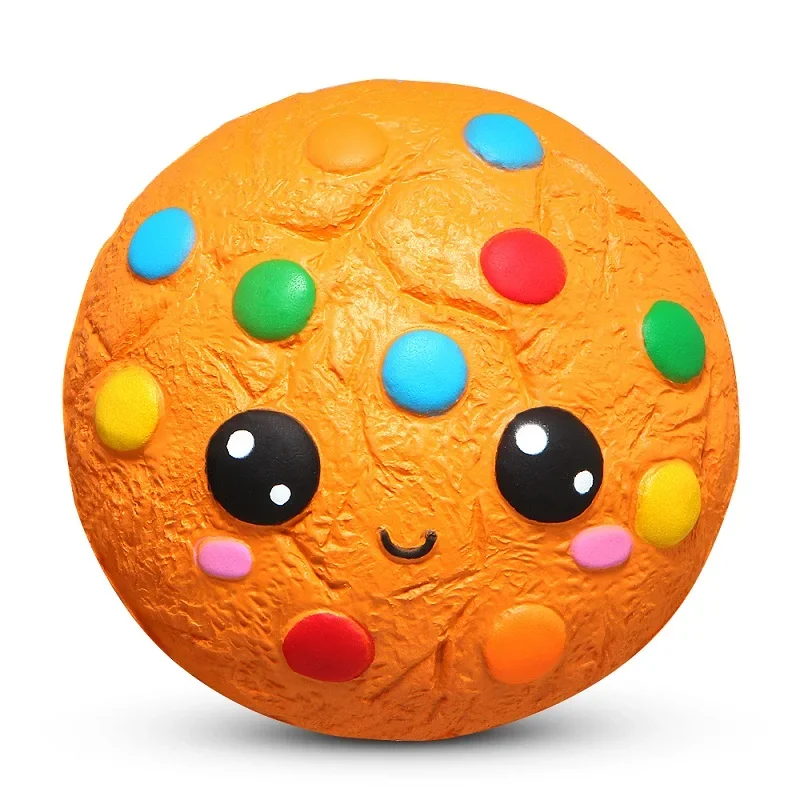 Jumbo Squishy Food Chocolate Cookie Squishies Creme duftende langsam steigende Stressabbau-Spielzeug Kindergeburtstagsfeier Weihnachtsgeschenk 11 * 5,5 cm