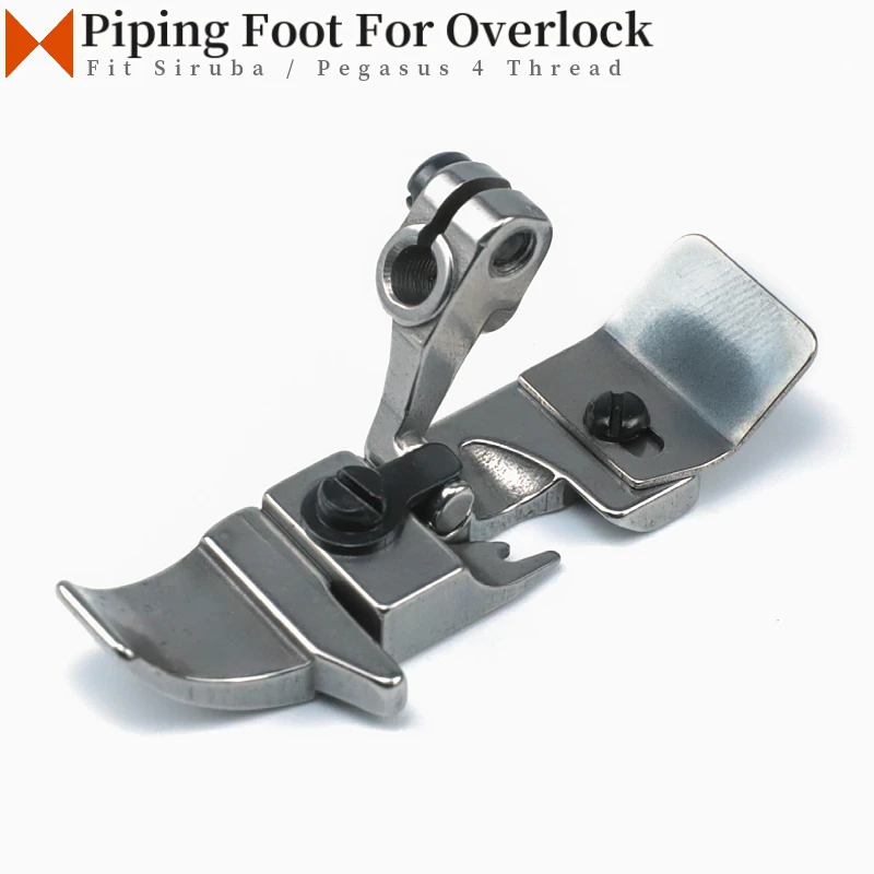 

Прижимная лапка для шитья труб ДЛЯ Siruba 747 Pegasus M652 Джек, детали для швейной машины, используются для 4 ниток