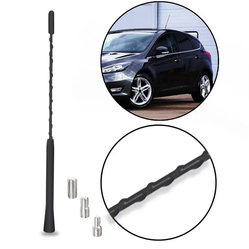 Uniwersalna 9-calowa wymienna antena samochodowa przeciw hałasowi Antena radiowa FM ze śrubami — zdjęcie 2