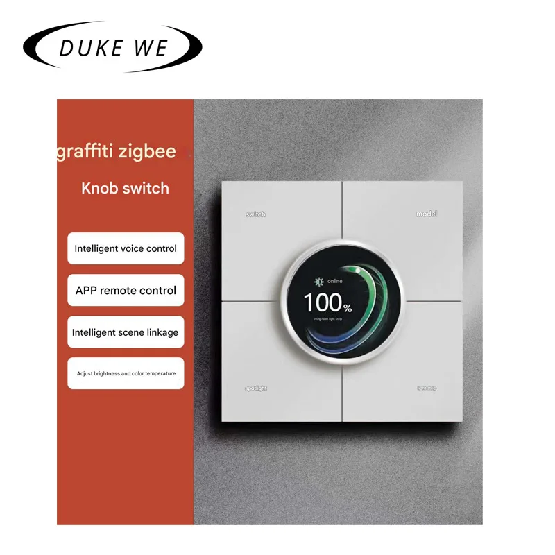 dukewe X3-Dimming Tuya Intelligent Switch Smart Multifunctional Panel Home Automation