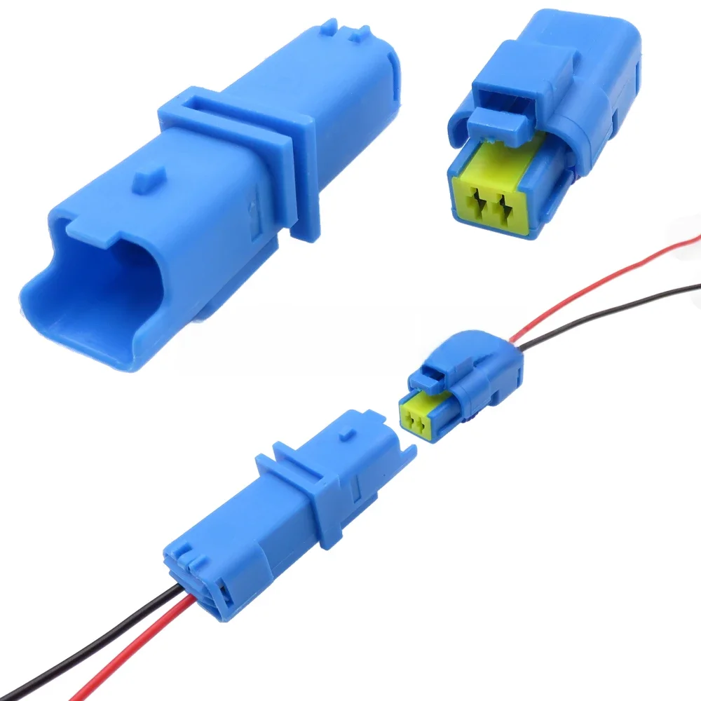 Connecteurs de câbles pour Peugeot et citroën, 2 broches, prise de connexion mâle et femelle avec fils