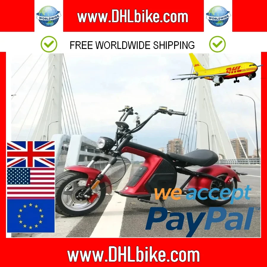 

8 E chopper E scooter E scooter street legal 500W / 800W / 1000W / 1500W / 2000w 30Ah