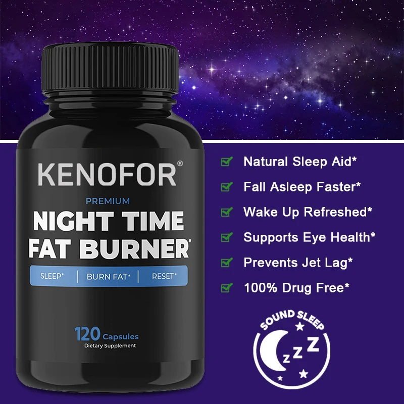 Nighttime Fat Burner - Helps promote metabolic cleansing, inhibits fat accumulation, and appetite control during sleep