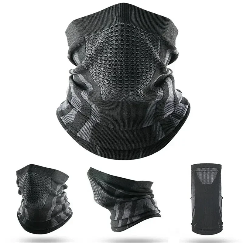 AliExpress Colors Winter Breathable Comfortable Thermal Knitted Scarf Faces Cover Neck Warmer Bicycle Cycling Ski Tube Scarf Hiking Masks