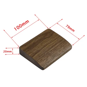Mini bosque de muñeca de madera portátil móvil de madera sólida de madera de nogal para la mayoría del teclado mecánico Numpad SP64 Teclado dividido 10 mejores ventas de reposo de palma - №3