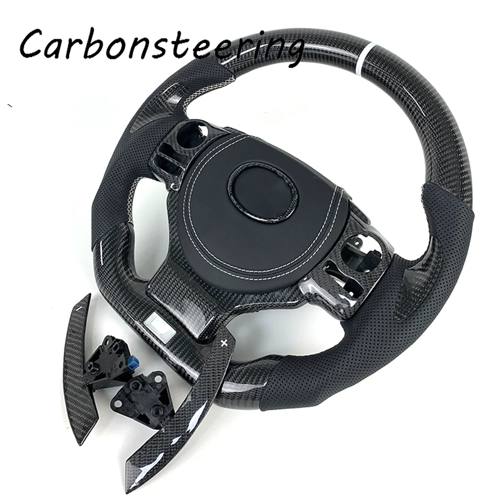Car accessories for Lexus Custom Interior Carbon Fiber Steering Wheel For Lexus IS200 250 300 350 NX LC GS RX CT ISF RCF F Sport