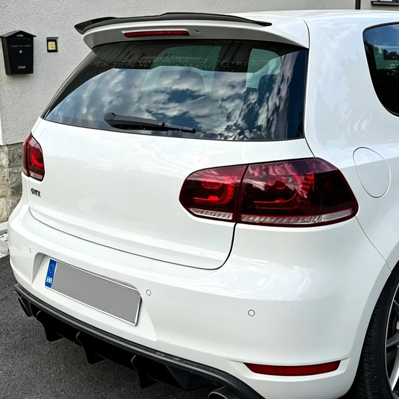 99Cm Car Universal Rear Roof Spoiler For Volkswagen VW Accessories Golf 6 VI Mk6 Gti Gtd Gloss Black ABS - view 4