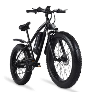 MX02S erkekler için elektrikli bisiklet, lastik, şişman bisiklet, lityum iyon batarya, 26 inç 48V, 1000W, 17Ah, yetişkin Hoparlör, bluetooth, lastikte 6 büyük satış-no. 5