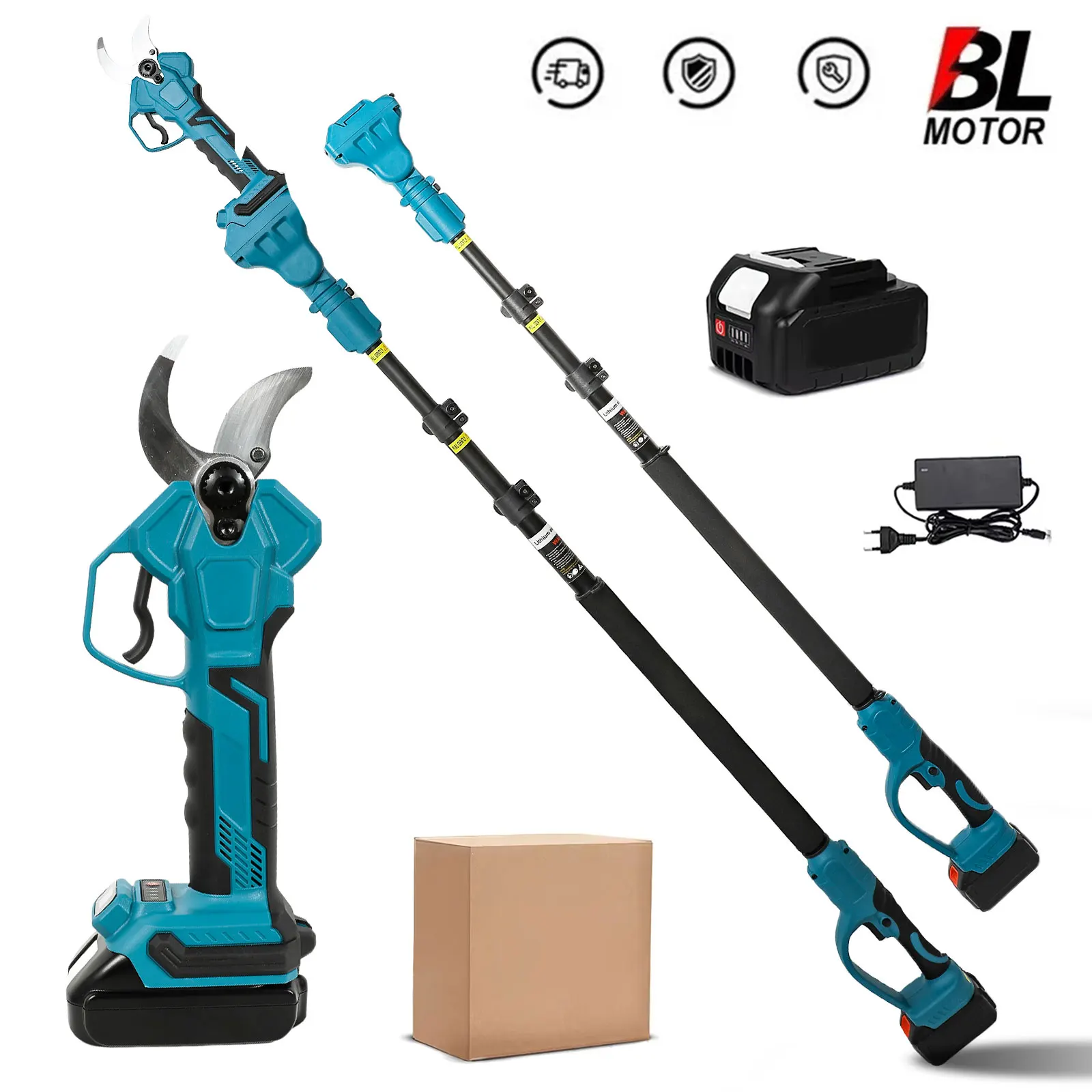 1000W 40mm forbici elettriche senza fili senza spazzole potatore cesoie per prendere in prestito efficiente albero da frutto Bonsai potatura ramo tazza strumento