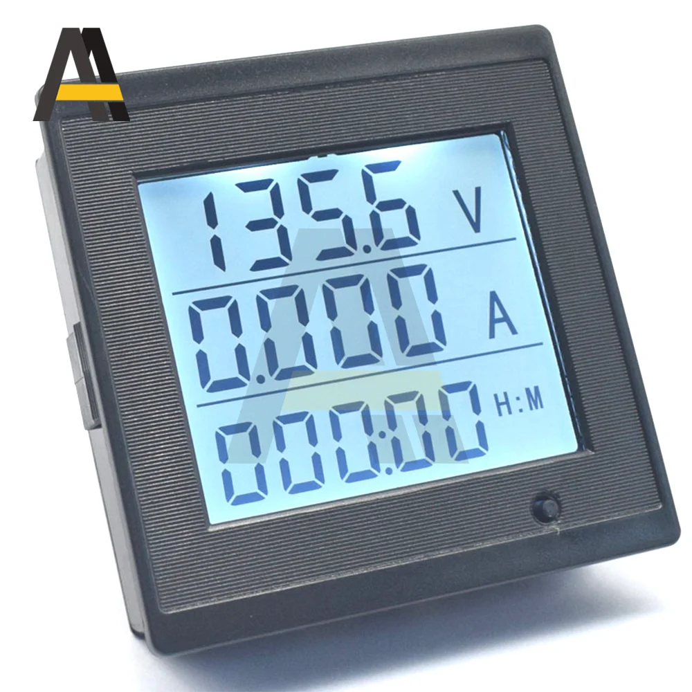 20A DC AC Multifunctional Power Metering Meter AC80-300V DC6-200V Voltage Current Power Consumption Time Frequency Power Factor