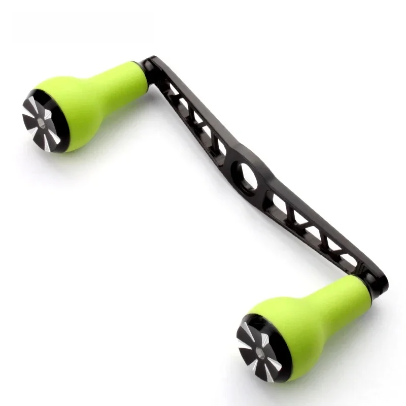 Kawa 1szt Uchwyt kołowrotka wędkarskiego z pokrętłem TPE do kołowrotka D/S/ABaitcasting Rozmiar otworu 8 * 5/7 * 4 mm Długość 120 mm Akcesoria do kołowrotka wędkarskiego DIY — zdjęcie 2