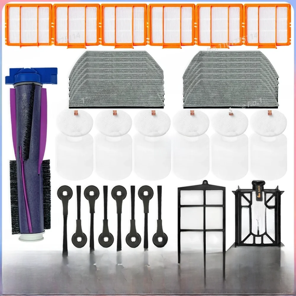 Pièces de rechange en mousse pour brosse latérale principale, filtre primaire, tampons de vadrouille, compatible avec Shlavabo RV2820réfléchissant AV2820AE AV2800réfléchissant RV2820YE AV2820S