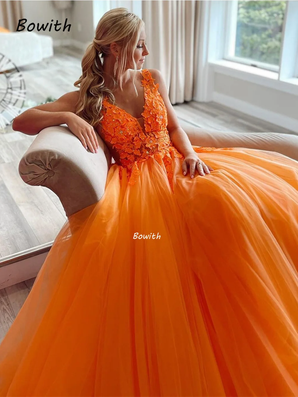 Bowith Evening Party Dress Formal Graduation Dresses A Line Celebrity Dress with Tiered Layers Elegant Party Gown for Women