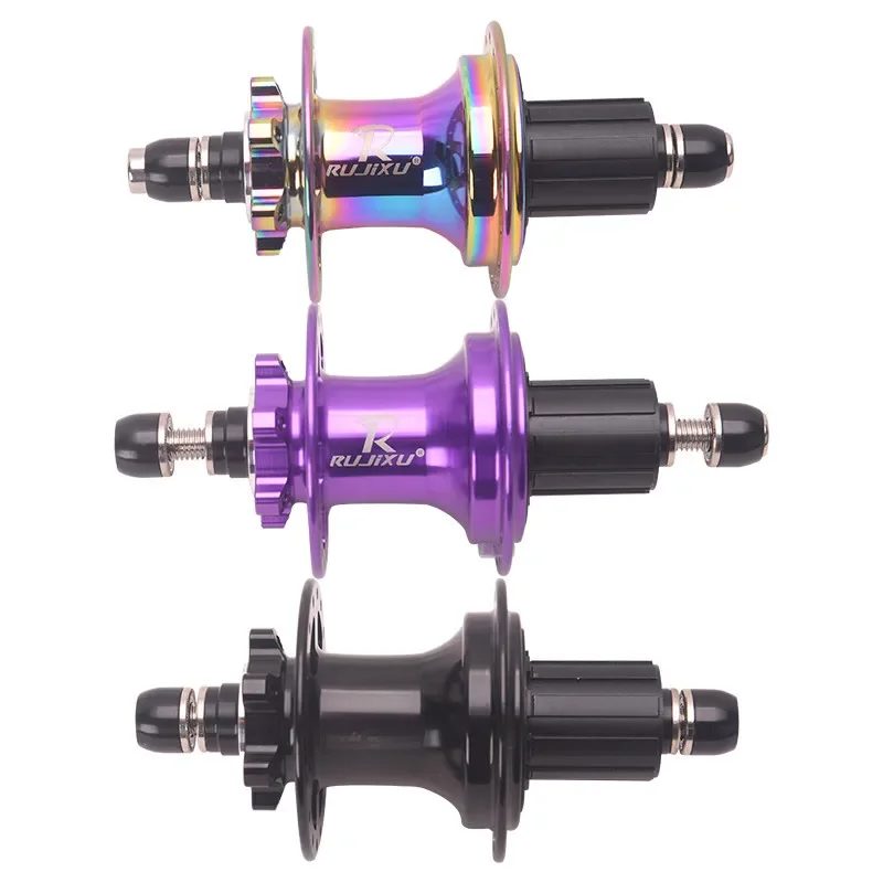 RUJIXU-Dirt Slope Bicycle Single Speed Hub, 9 Claws, 450-Ring, 135x10 Pair Lock, Fishtail Fork, 2024 (110x15 135x10 lock) — Zdjęcie 2 z 2