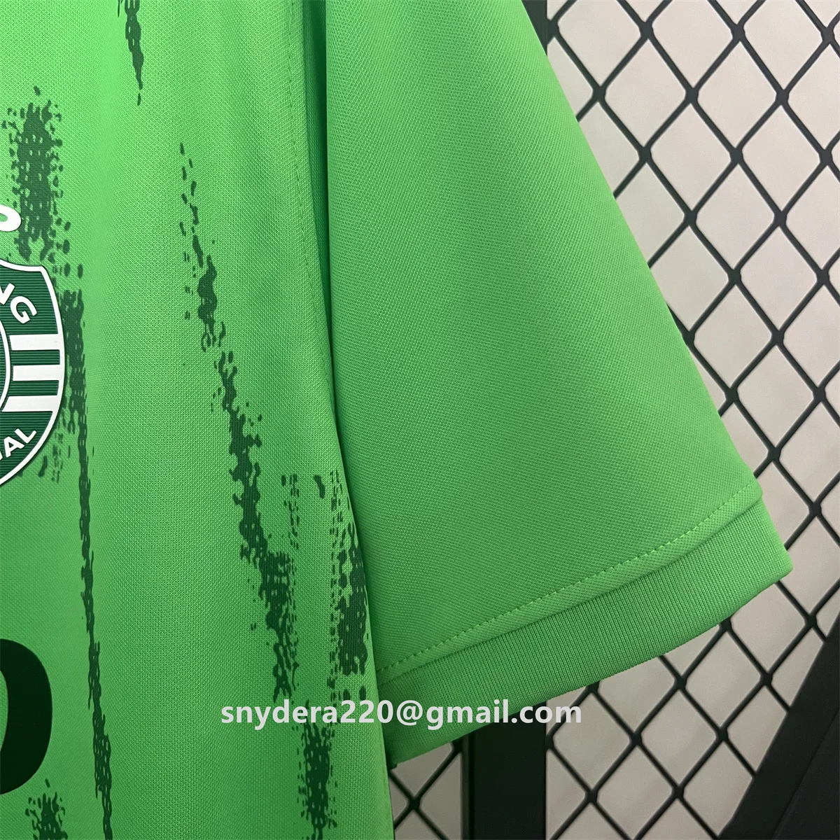 2024/25 Lisboa Masculino Terceiro Away Verde Roupas de Secagem Rápida Treinamento Futbol Camisa S-4XL