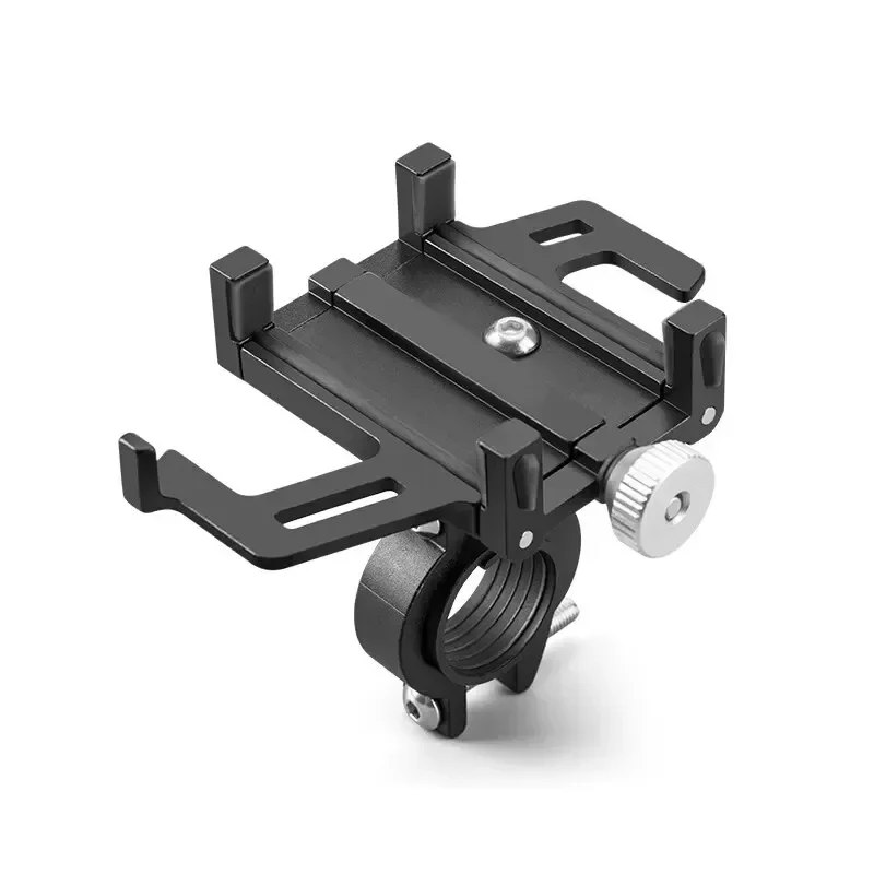 AliExpress NONE Phone Holder Motorcycle Electric Bicycle Smartphone CNC Aluminum Alloy Bracket Five Claws Mechanical Bike Phone Holder