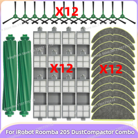 Compatible For iRobot Roomba 205 DustCompactor Combo Robot Vacuum Parts Main Roller Sdie Brush Mop Cloth Filter Accessories