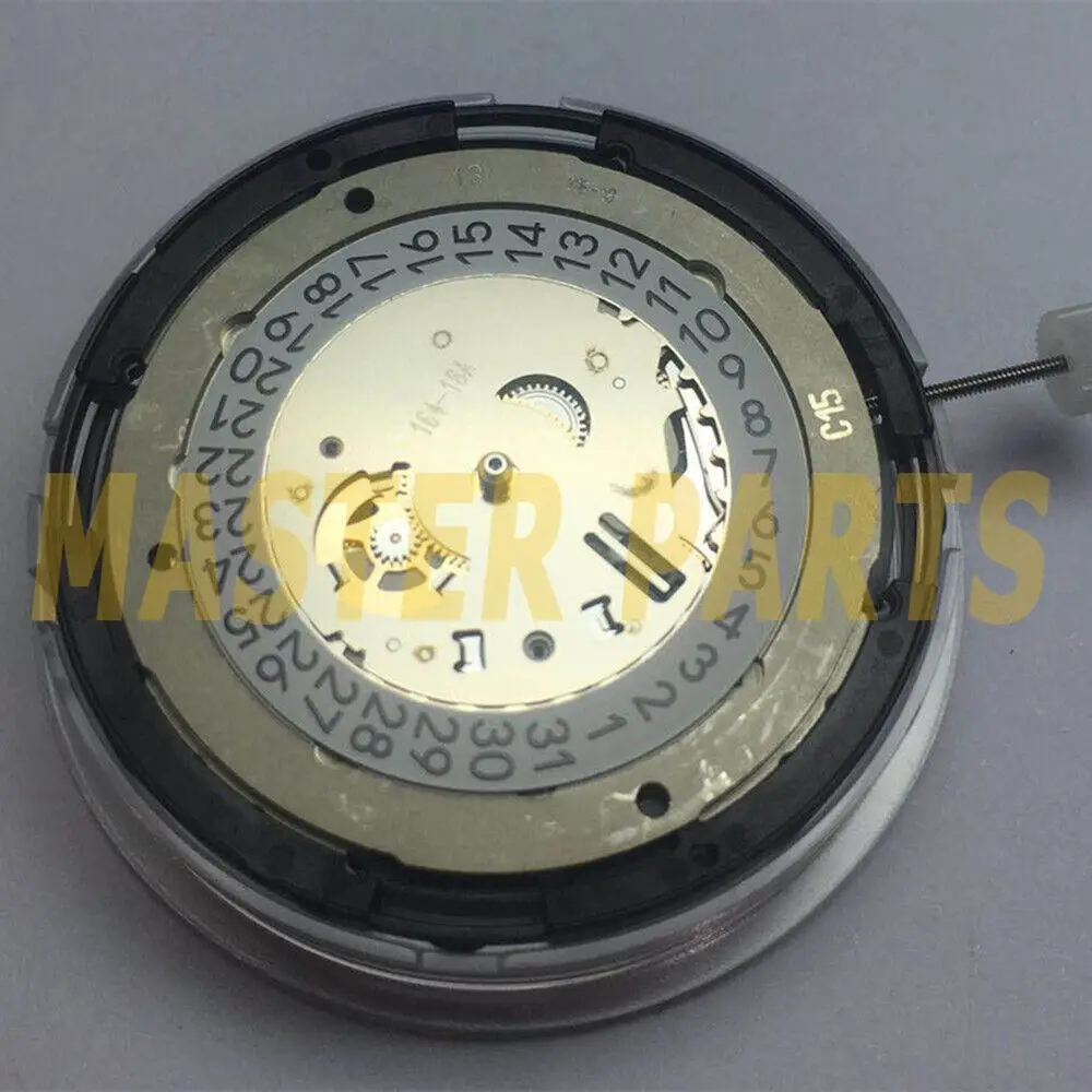 Genuine ETA C15.111 Chronograph Mechanical Movement 1853 White Dial