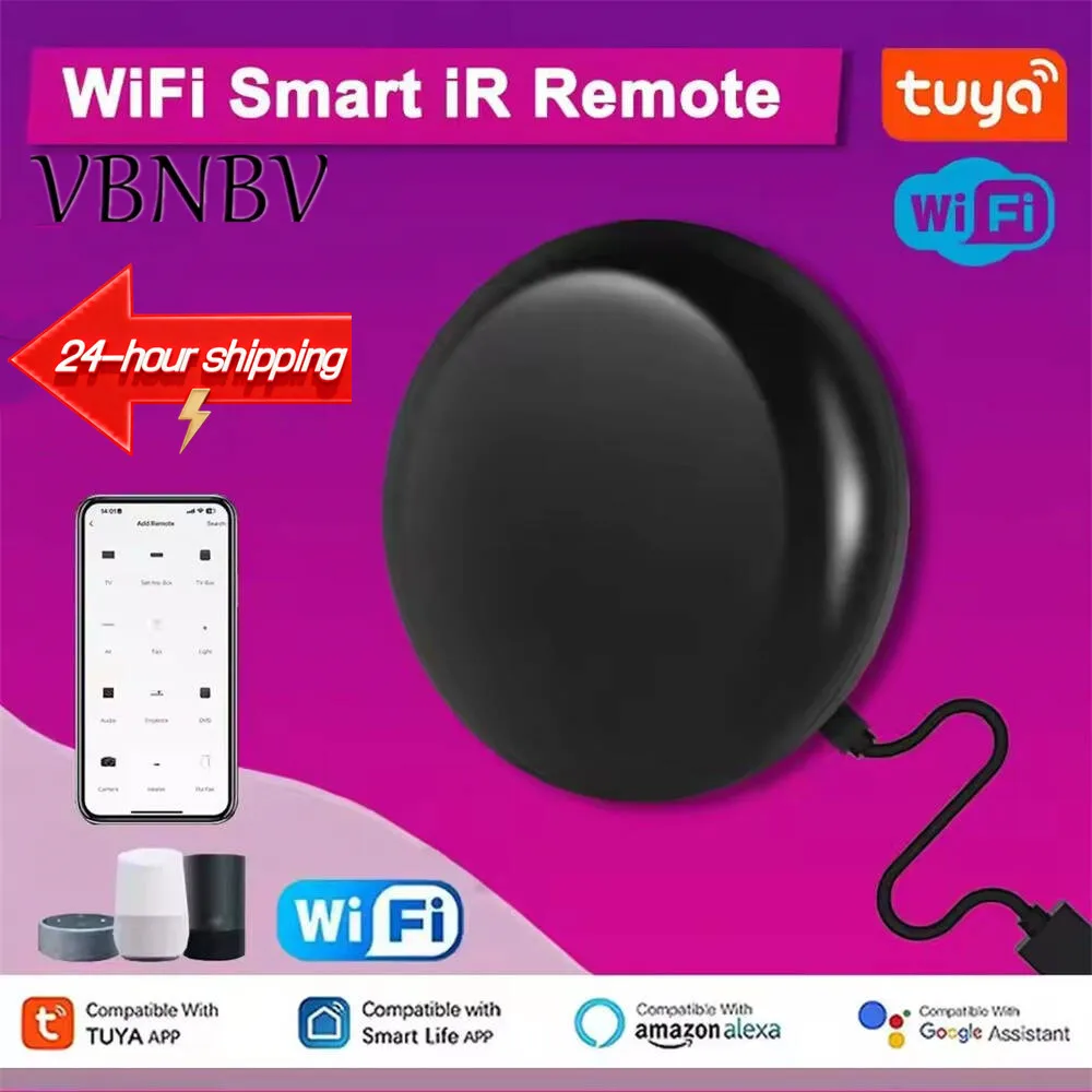 Tuya WiFi Smart IR Remote Control Tuya Smart Home Remote Controller for TV DVD Air Conditioner AUD Works with Alexa Google Home