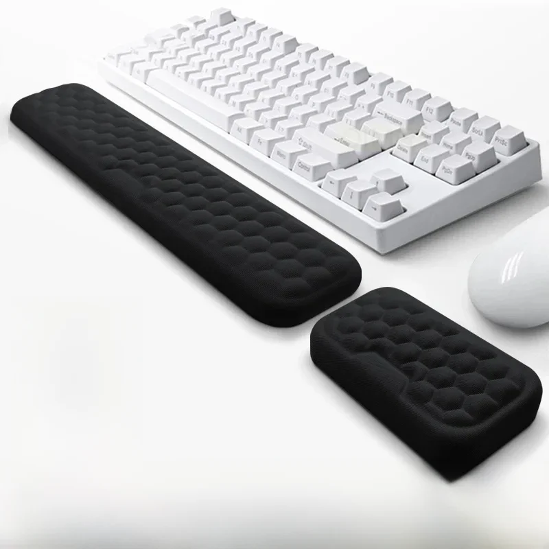 Podpórka pod nadgarstek klawiatury Podpórka pod nadgarstek z pianki Memory Foam Ergonomiczna konstrukcja Podkładka pod nadgarstek do klawiatury komputera Laptop Nadgarstek — zdjęcie produktu 7