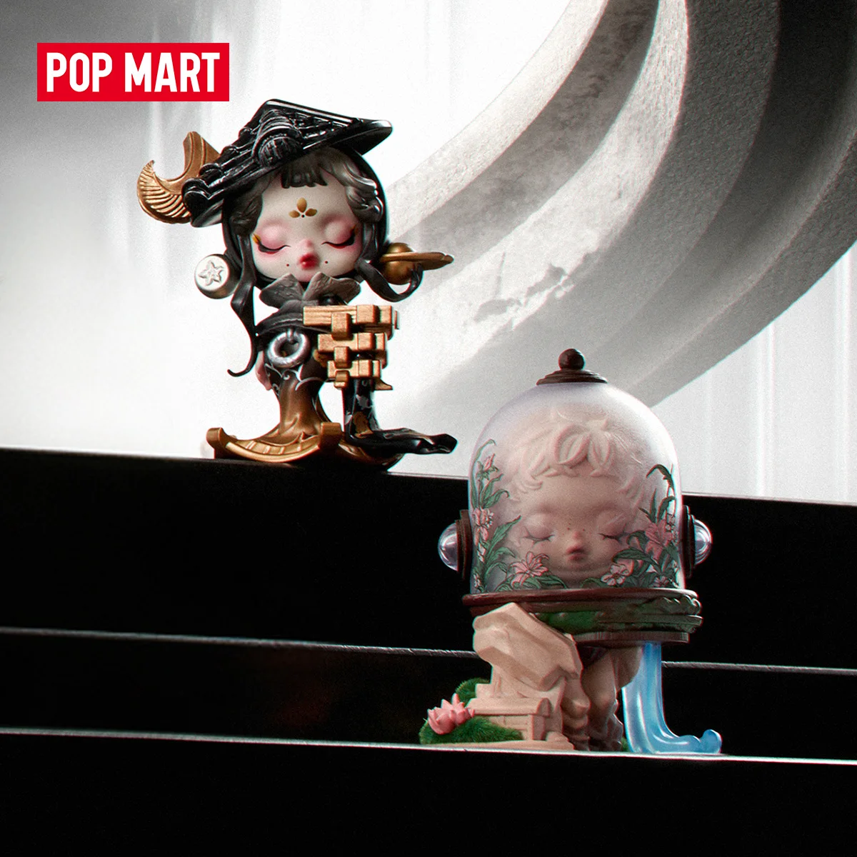 【BEZ WYSYŁKI DO UE】POP MART SKULLPANDA Seria WHERE TIME DWELLS Figurki 1 SZT./9 SZT. POPMART Blind Box Urocza Zabawka