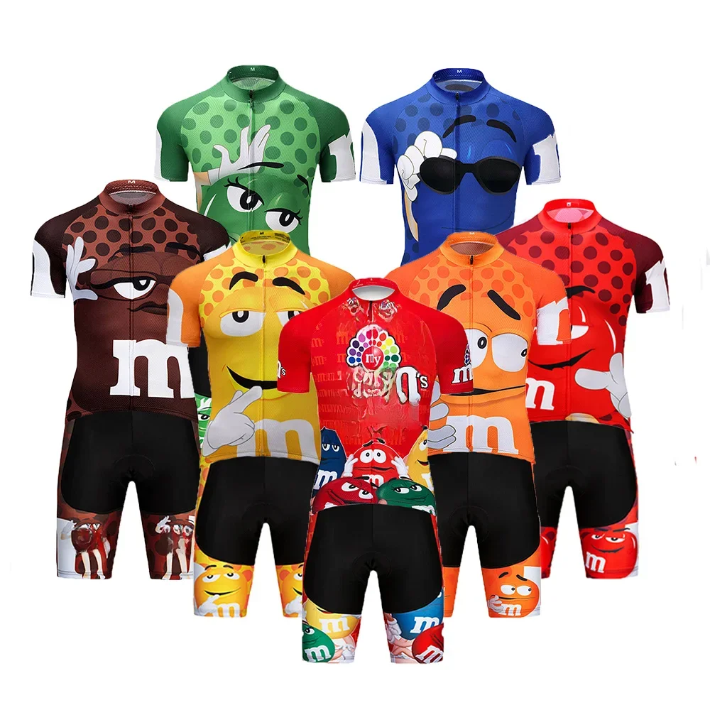 AliExpress CROSSRIDER 2025 Funny Cycling Jerseys Bib Set MTB Mountain Bike Clothing Men's Short Set Ropa Ciclismo Bicycle