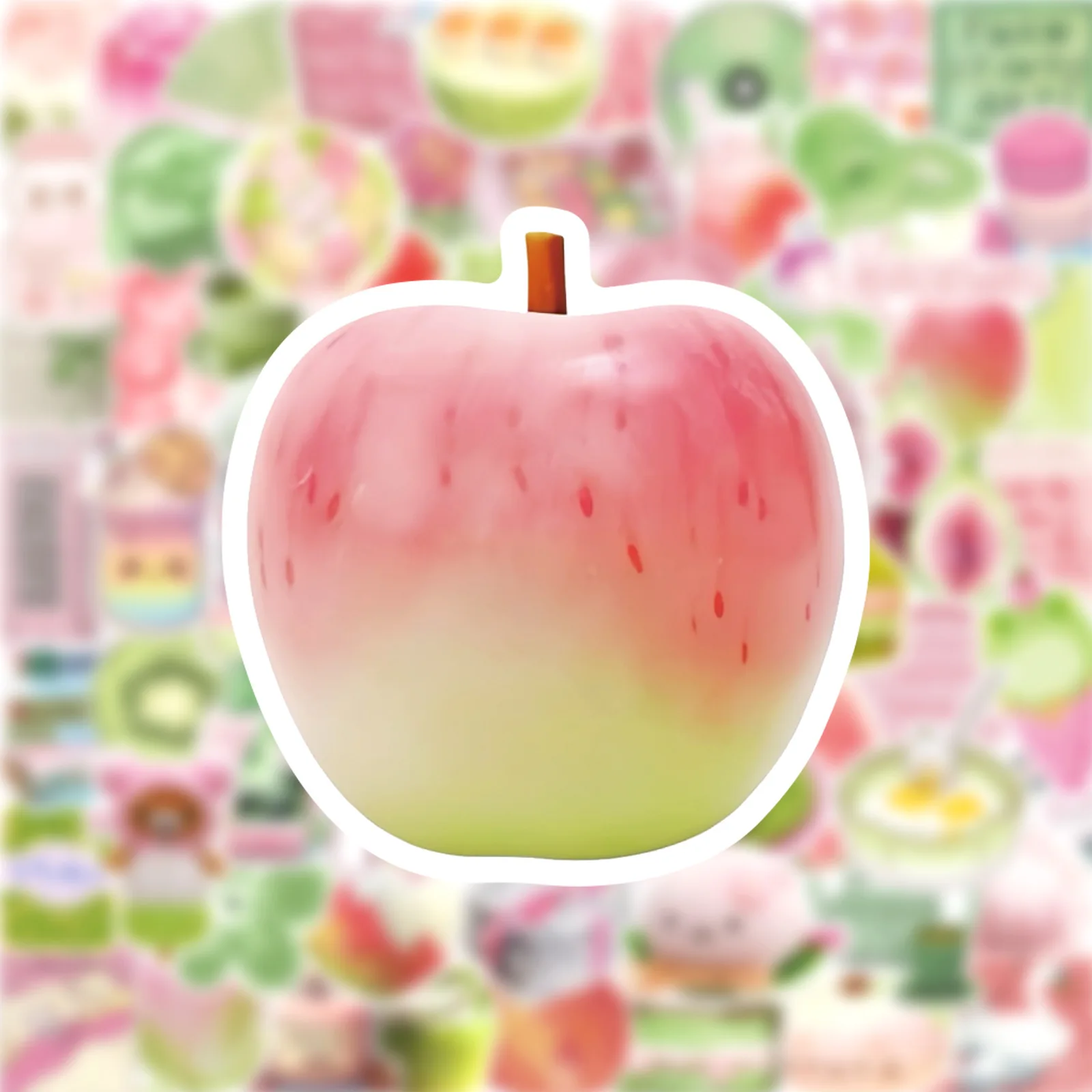 10/50/100 PCS INS Style Pink Green Cartoon Graffiti Stickers Creative decoration notebook Computer Scrapbook Waterproof Decals