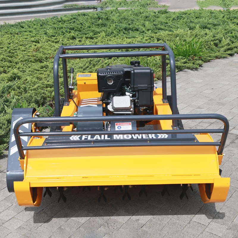 Remote-Controlled Lawn Mower—An Intelligent Mowing Robot; a Four-Stroke, -Powered, Zero-Turn, Tracked Mower Capable of Traversing 45-Degree Slopes. view 6