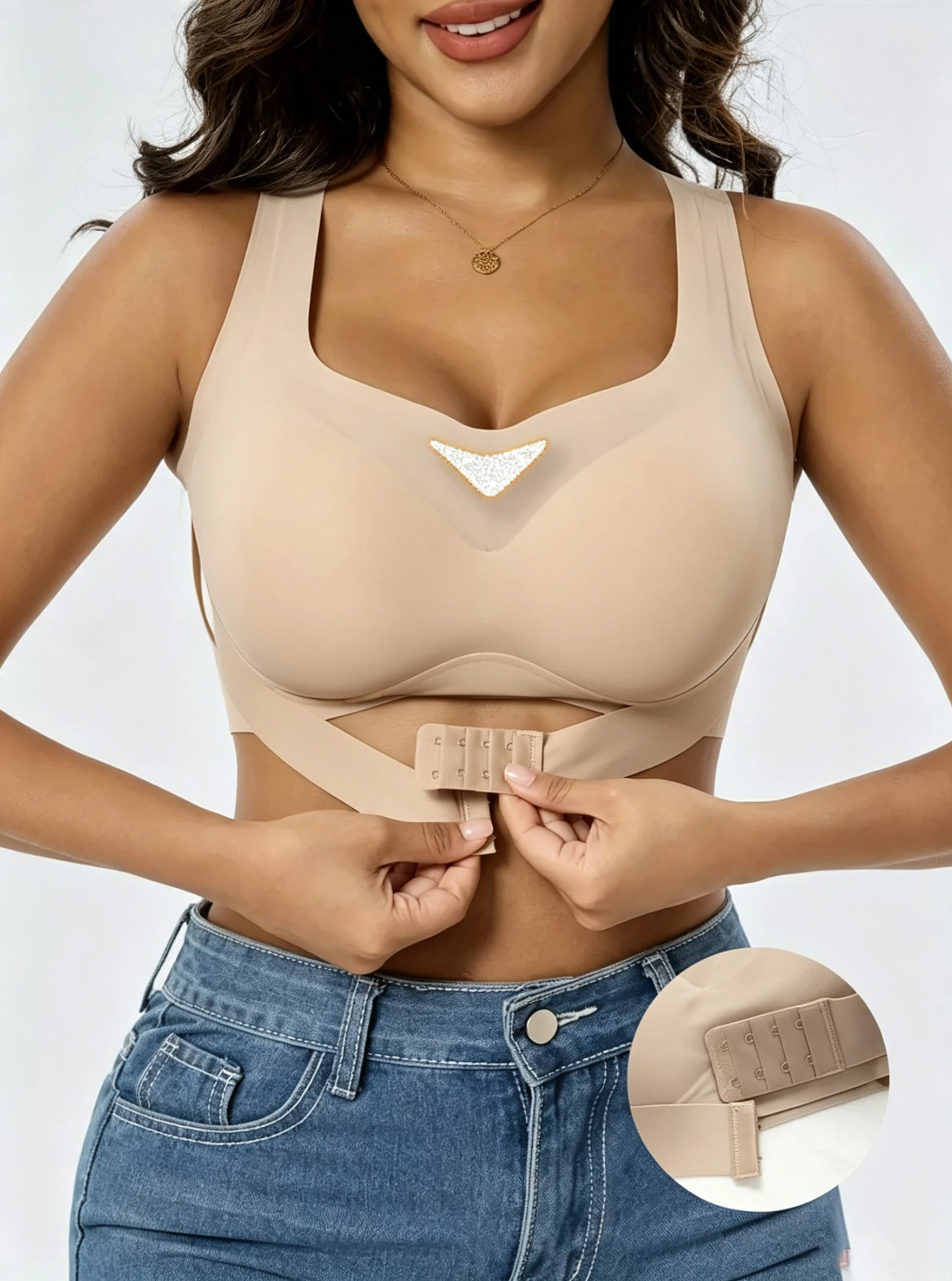 Sujetador para mujer de nylon