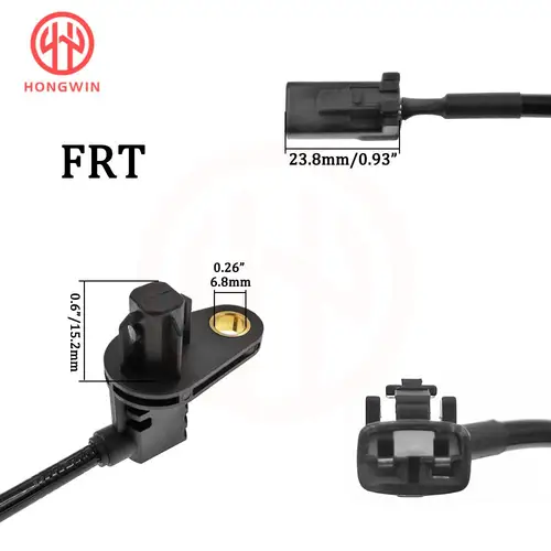 Imagen 2 del producto Sensor de velocidad de rueda, accesorio para Hyundai Accent 2012-2017, 1.6L, delantero, trasero, izquierdo, derecho, ABS, 95670-0U000, 95671-0U000, 95680-0U000, 95681-0U000