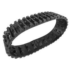 Rubber tracks for track drive snow sweeper  snow thrower crawler robot Carterpillar 125x60xN