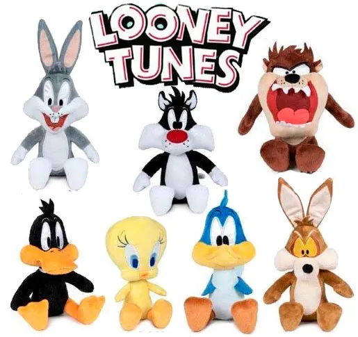 Looney Tunes plüsch spielzeug Piolin, Bugs Bunny, Tasmanian Devil, wilde katze, Coyote, roadrunners und Daffy Ente, plüsch sehr weich große qualität Warner Bross lizenziert original & free verschiffen 24-48h