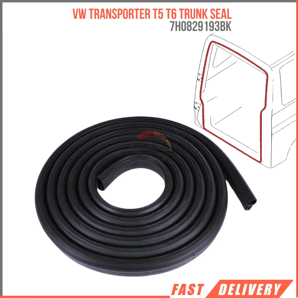 For VW Transporter T5 T6 trunk seal 7H0829193BK 2003 happy car parts high quality satisfaction fast shipping