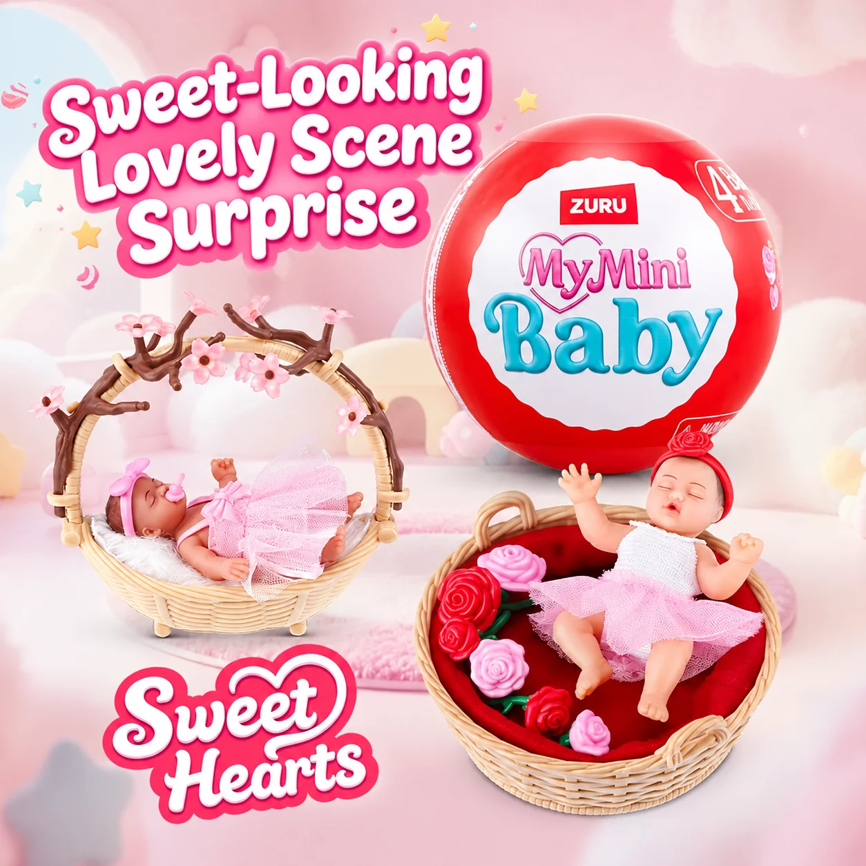 Baby Products Toys - ZURU Mini Baby Surprise Ball 3rd
