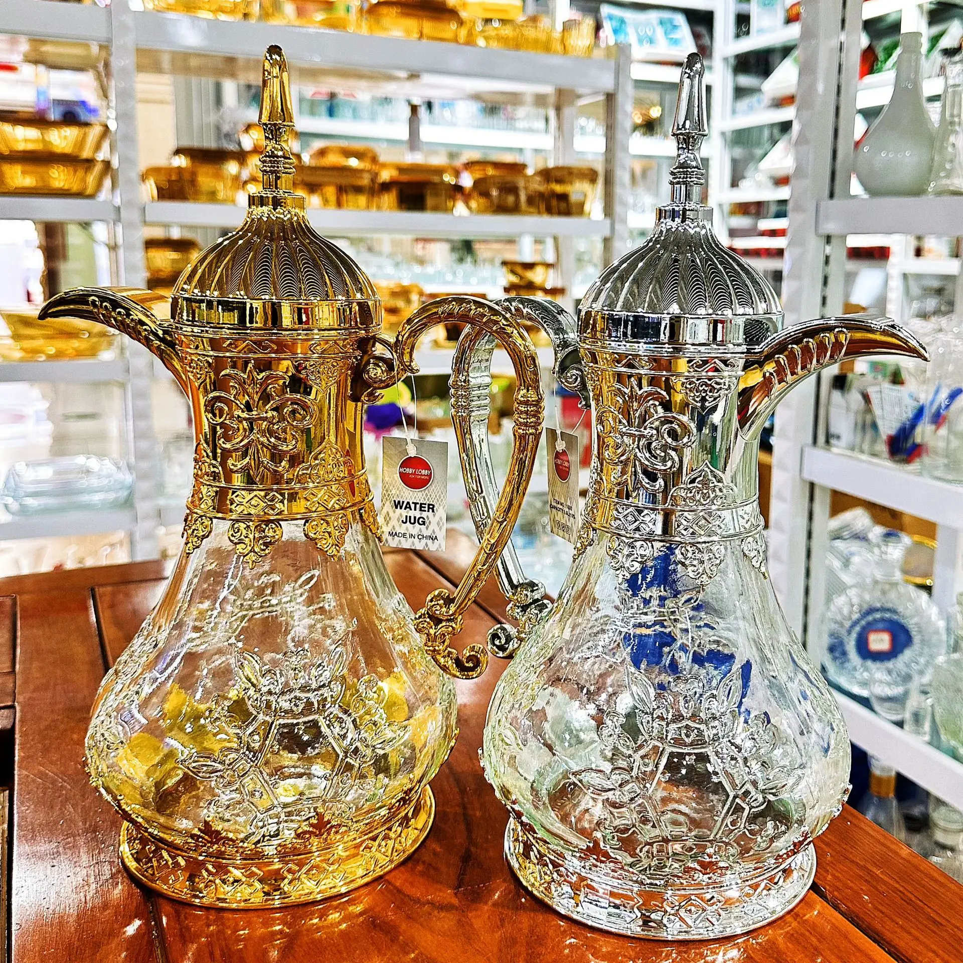 

Арабский кофейник, практичный арабский чайник 1,6 л, стеклянный крутой кувшин для жидкости для фестиваля Ид Мубарак, домашнего ресторана