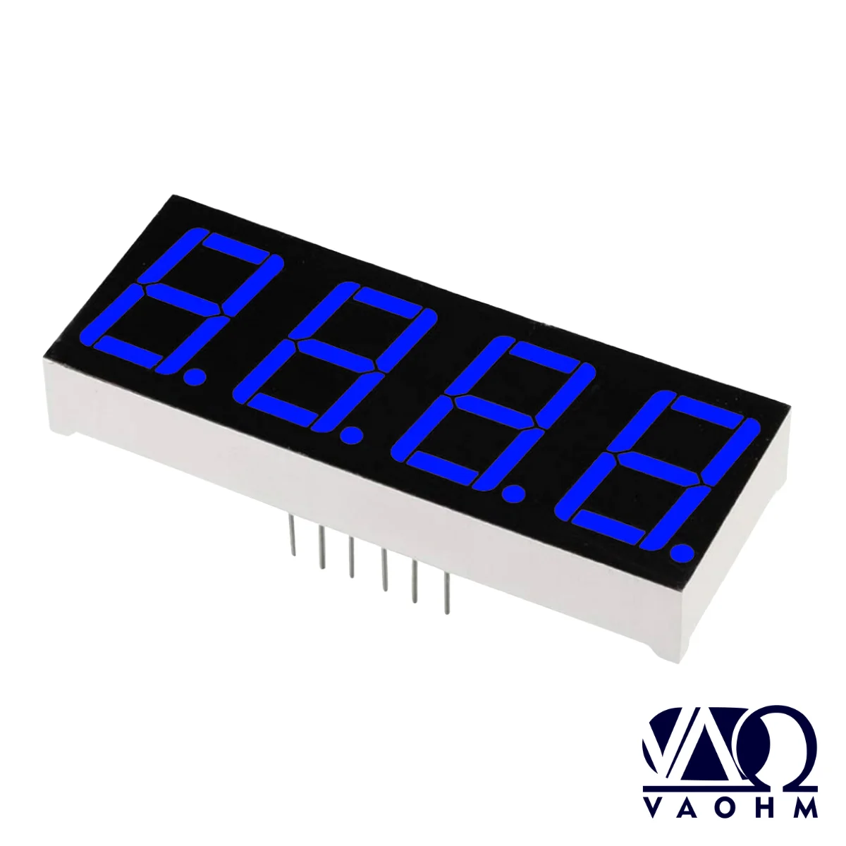 Imagem -04 - Ânodo Comum Led Display Tube Padrão de Dígitos Sete Segmentos Vermelho Azul Verde Branco 5641bh 5641bb 5641bg 5641bw 056 Polegada 10 Pcs