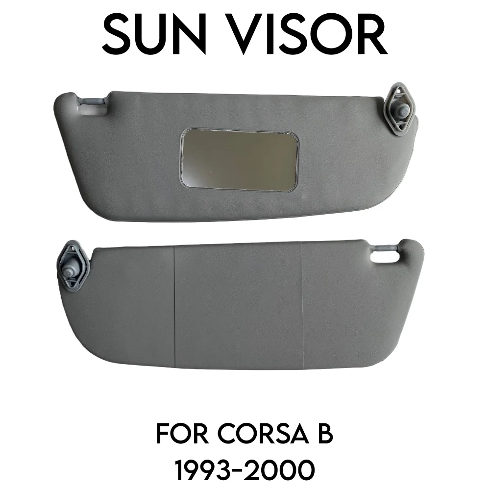 Sun Visor For Corsa B 2Pcs Left Right Gray Interior Parasol 1993-2000 Interior Accessory for Corsa B Spare Part Free Shipping