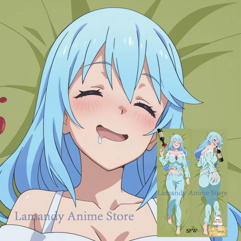 

Dakimakura Aqua Anime Double-Sided Print Pillowcase Life-Size Body Pillow Cover