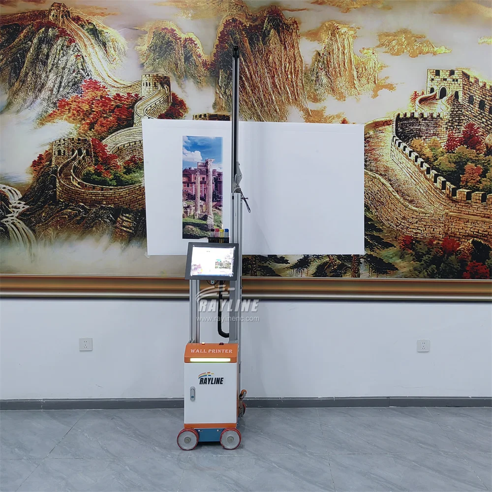 16/32/64 ㎡/hour Touch Screen 9600DPI AI 4K Wall Printing Machine Direct To Wall