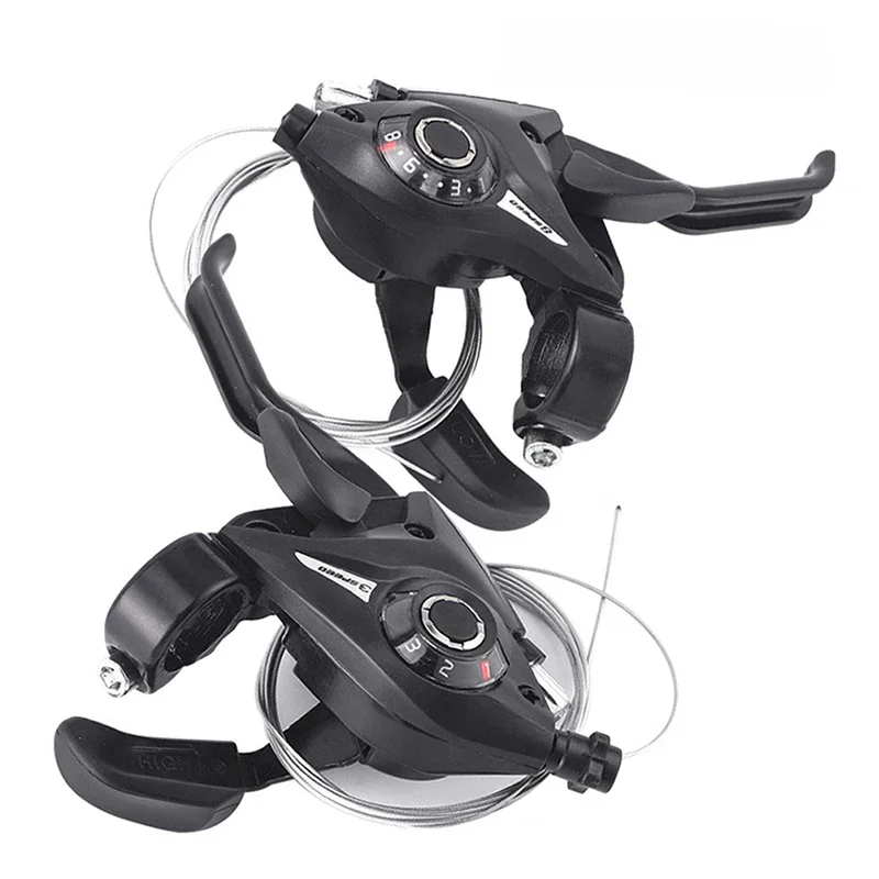 AliExpress Gmarty Bike Derailleurs 3x7 21 Speed Switch MTB Bicycle Shifter Levers Brake with Shift Cable Cycling Disc Handle for Bike Trekking