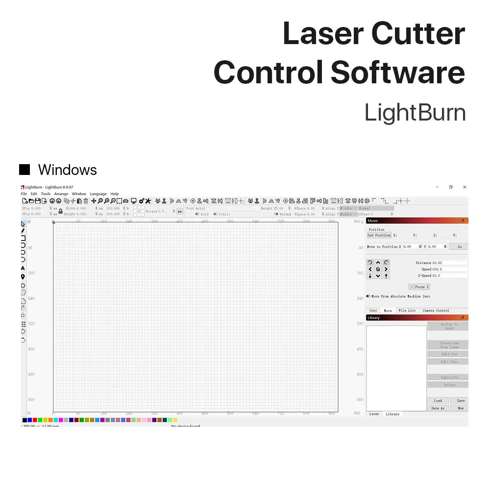 Imagem -03 - Software de Controle Lightburn para Máquina de Gravação a Laser Twotrees Tts55 tt Tt-5.5s Ts2 Ts3