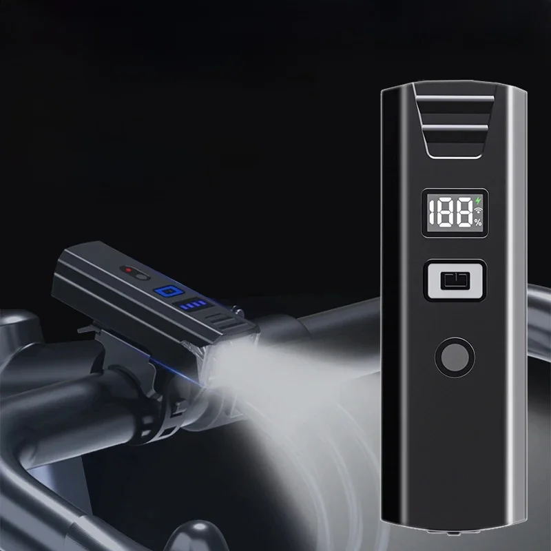 AliExpress BUCKLOS Bicycle Front Light 18650 Battery Type-c Rechargeable Bike Headlight Powerful Handlebar Flashlight Cycling Highlights