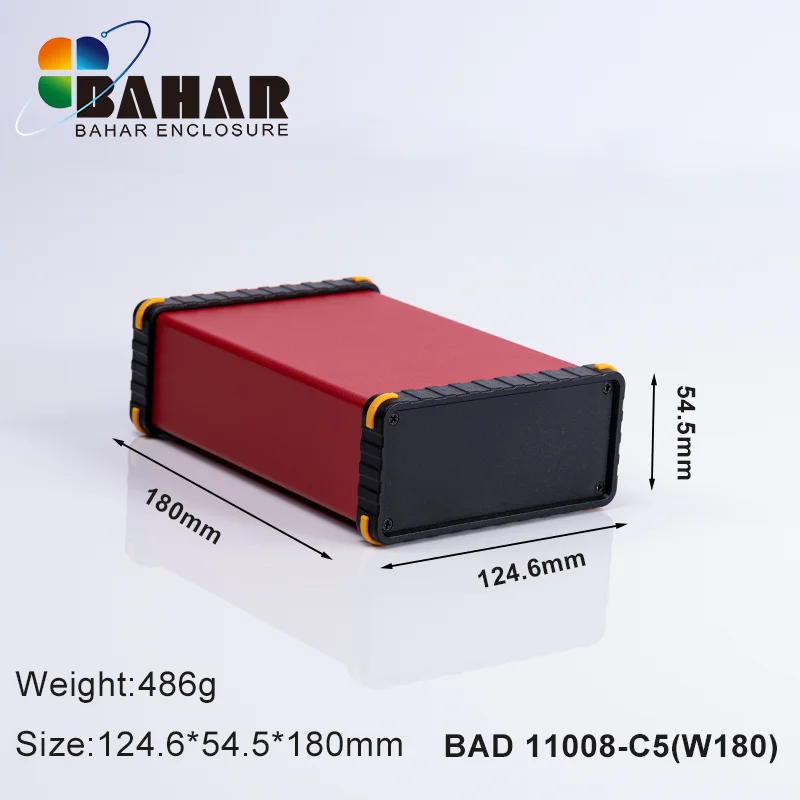 Bahar Enclosure Aluminum Case for Wire Junction Box Instrument Shell Battery BAD 11008 industry electrical measuring equipment