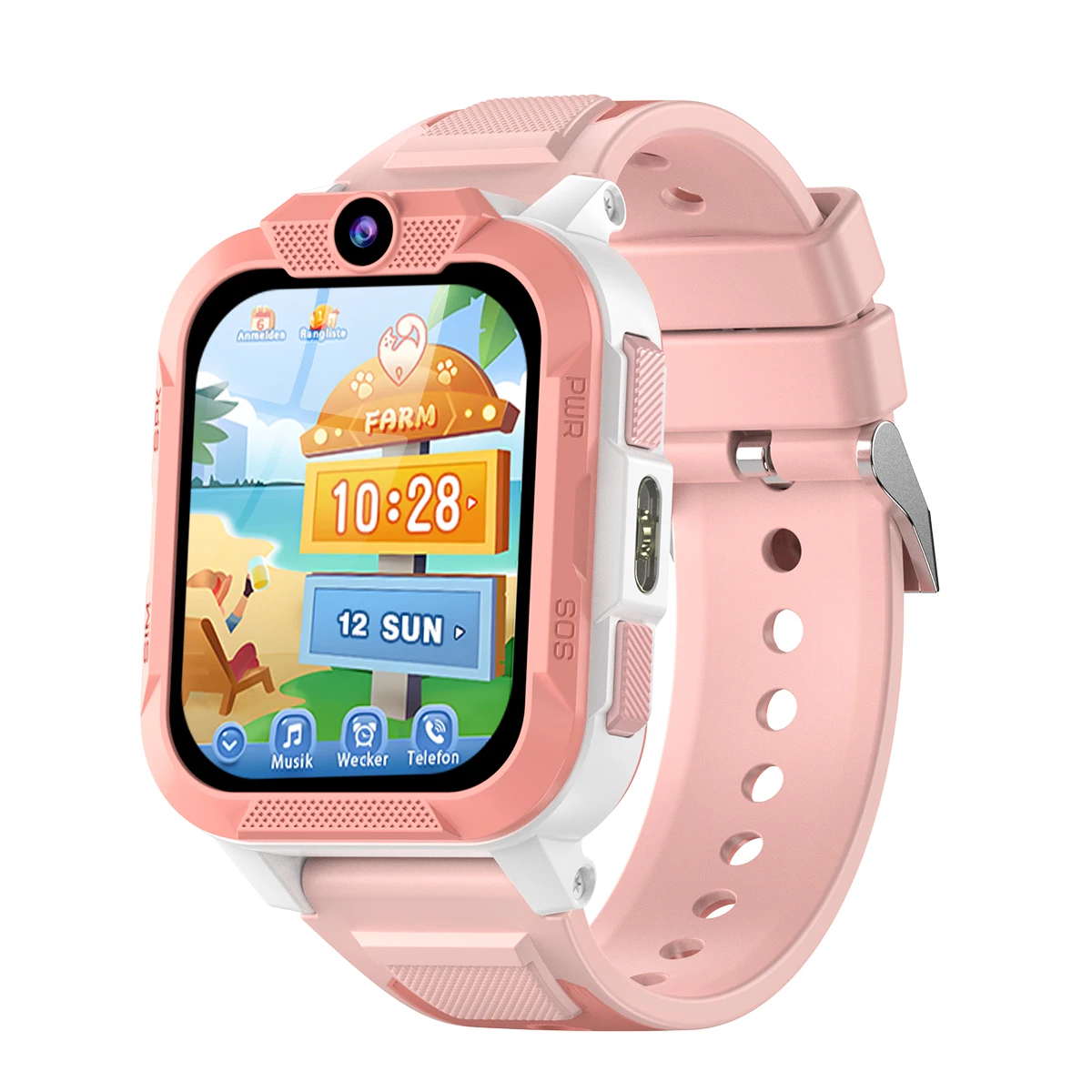 Blackview Z40 Pro Kinder-Smartwatch LBS+WiFi+GPS Dreifache KI-Positionierung Große 850mAh Batterie 4G Videoanruf Telefon-Uhr Smartwatch