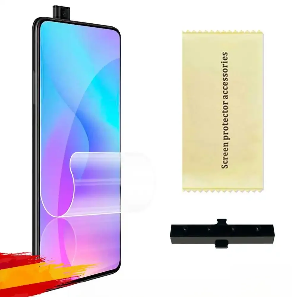 Protetor de tela tpu hydrogel flex film para xiaomi mi 9t/pro redmi k20 capa completa ultra clara