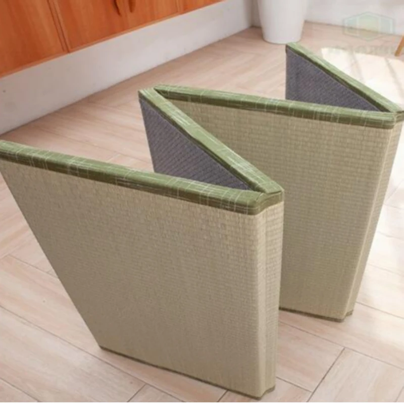 Tradizionale Giapponese Igusa (Rush Erba) Tatami Materasso Piano Futon Pieghevole Duro Confortevole Sacco a Pelo Pad per Il Giapponese Sala da Tè