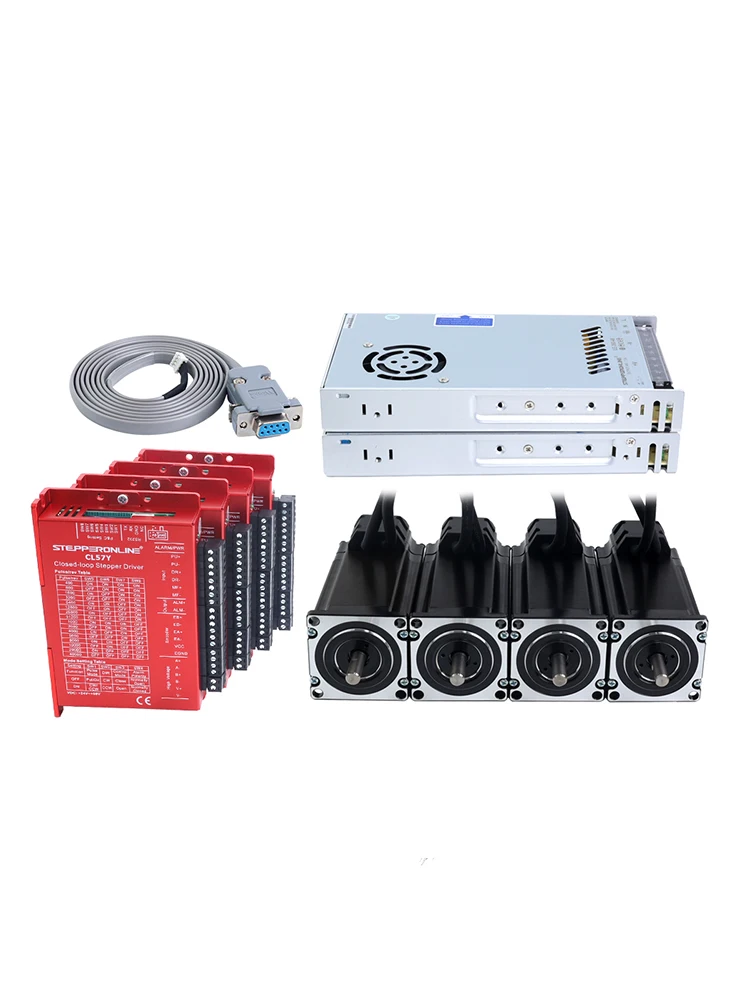 STEPPERONLINE EU Versand 3Nm Nema 4/3 Achsen Nema23 Closed-Loop Schrittmotor-Kit mit Encoder und Servotreiber CL57Y V2.0 CNC-Kit