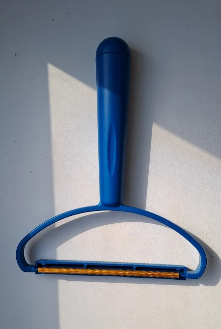 Customer review photo for Manual Pet Hair & Lint Remover Brush