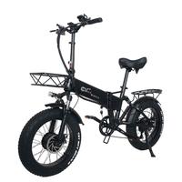 2023 New CMACEWHEEL RX20MAX E-bike 750W*2 Powerful Dual motor Electric Bicycle 48V 17AH 20inch*4.0 Fat Tyre Foldable Ebike 2023