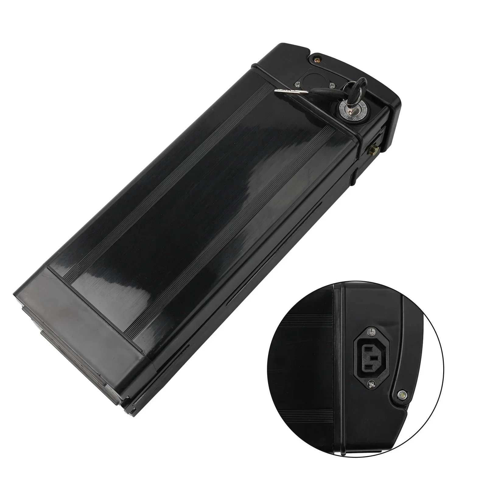 AliExpress NONE Reliable Electric Bike Battery Box, Ebike Holder Case with Charging Socket, Output Port , Perfect for Electric Bicycles